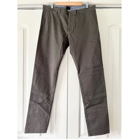 J. Crew Men's 484 Slim Fit Stretch Chino Pants in Grey - Picture 5 of 9